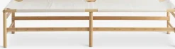 FRYDENDALDiván cama FRYDENDAL 196x72 tela beis/bambú
