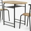 GADSTRUPMesa GADSTRUP L92 + 2 GADSTRUP negro/roble salvaje natural