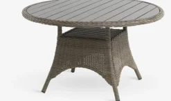 GAMMELBYMesa GAMMELBY Ø130 + 4 sillas GAMMELBY gris