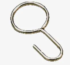 Gancho de metal Ø19mm 10 unidades acero