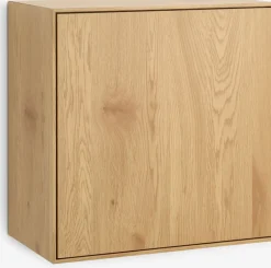 GEDSERMódulo de pared GEDSER armario color roble cálido
