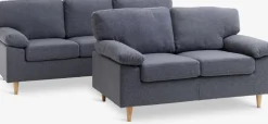 GEDVEDConjunto de sofás GEDVED 2 unidades gris