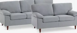 GEDVEDConjunto de sofás GEDVED 2 unidades gris claro