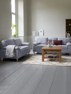 GEDVEDConjunto de sofás GEDVED 2 unidades gris claro