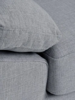 GEDVEDSofá chaise longue GEDVED tela gris claro