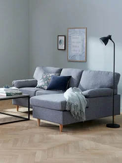 GEDVEDSofá GEDVED chaise longue gris