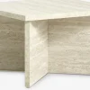 GELSTEDMesa de centro GELSTED 60x60 color travertino