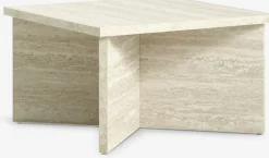 GELSTEDMesa de centro GELSTED 60x60 color travertino