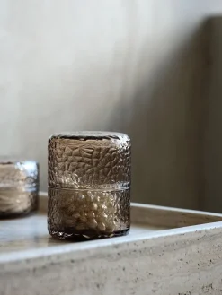 GENEVADBote GENEVAD Ø8xA10cm cristal marrón