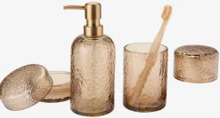 GENEVADBote GENEVAD Ø10xA6cm cristal marrón