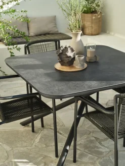 GOTHENBURGMesa de jardín GOTHENBURG A120xL120 gris
