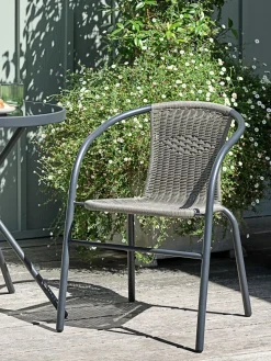 GRENAASilla apilable GRENAA gris