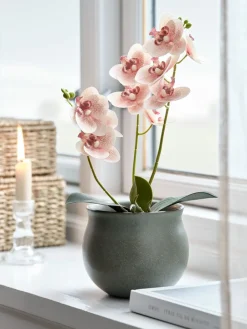 GUDJONPlanta artificial GUDJON A35cm orquídea rosa