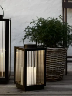 GULDSMEDFarol GULDSMED A16xL16xA29cm con LED negro