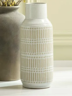GUSTAFJarrón GUSTAF Ø18xA47cm blanco