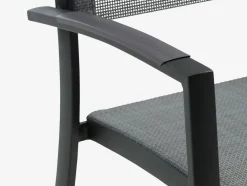 HAGEN + STRANDBYMesa HAGEN L214 + 4 sillas STRANDBY gris