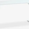 HALBJERGEscritorio gaming HALBJERG 62x135 con LED blanco