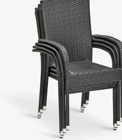 HALDBJERGSilla apilable HALDBJERG negro