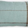 HALLONCojín HALLON 40x60 azul empolvado/marrón