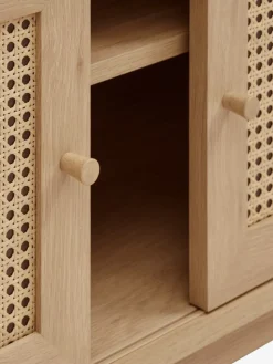 HALMSTADMueble TV HALMSTAD 2 puertas correderas color roble cálido