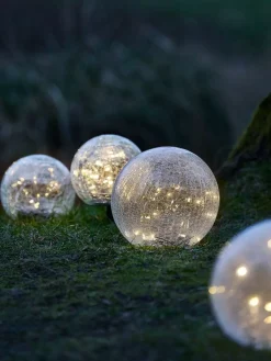 HAVSVALELámpara solar HAVSVALE Ø15xA25cm transparente