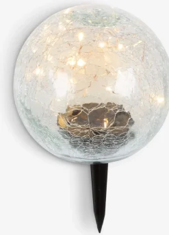 HAVSVALELámpara solar HAVSVALE Ø15xA25cm transparente