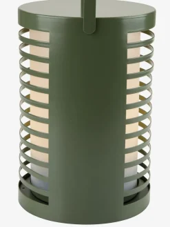 HAVTERNELámpara a pilas HAVTERNE Ø16xA22cm verde oliva