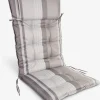 HERRHAGENCojín de jardín para silla reclinable HERRHAGEN gris claro