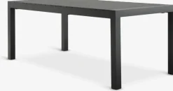 HESTEHAVE + GILJAMesa HESTEHAVE L205/275 negro + 4 sillas GILJA gris