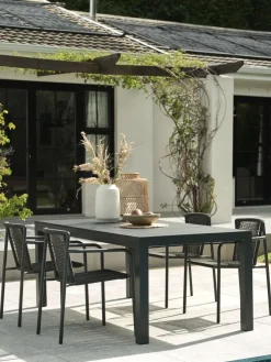 HESTEHAVEMesa de jardín HESTEHAVE A95xL205/275 negro