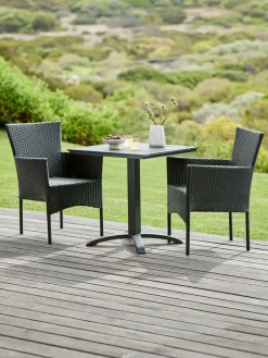 HOBRO + AIDTMesa HOBRO L70 + 2 sillas AIDT negro