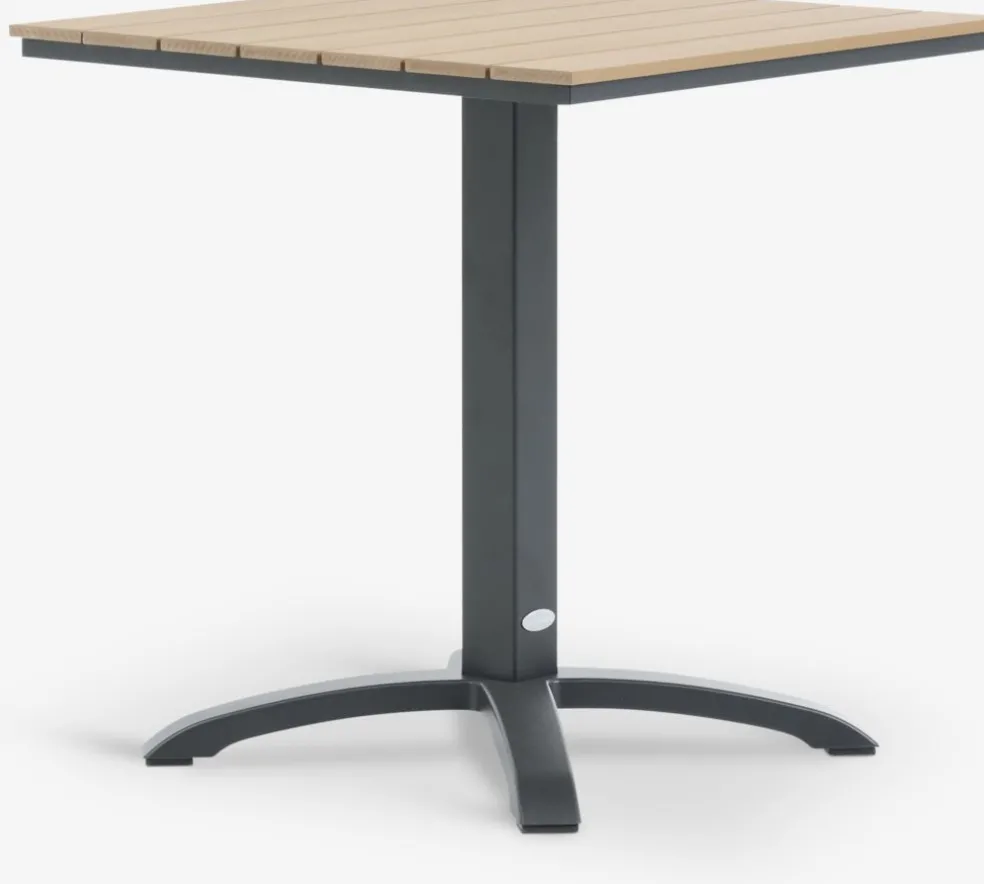 HOBRO + TAGMARKMesa HOBRO L70 natural + 2 sillas TAGMARK negro