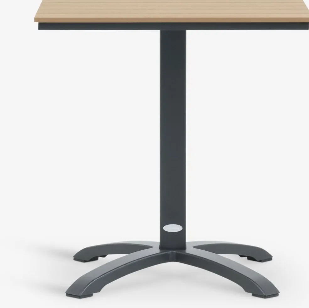 HOBRO + TAGMARKMesa HOBRO L70 natural + 2 sillas TAGMARK negro