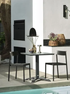 HOBROMesa de balcón HOBRO A70xL70 gris