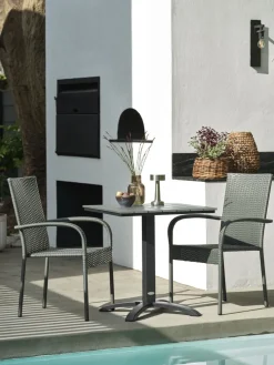 HOBROMesa de balcón HOBRO A70xL70 gris