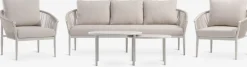 HOLMESTRANDConjunto muebles jardín HOLMESTRAND 5 plazas beis