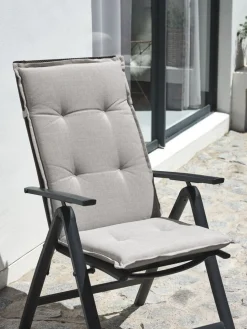 HOPBALLECojín de jardín para silla reclinable HOPBALLE gris claro