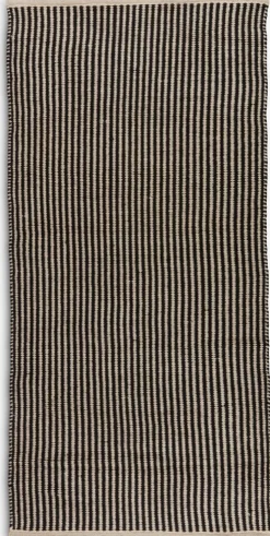 HOSTAAlfombra HOSTA 65x140 negro/beis