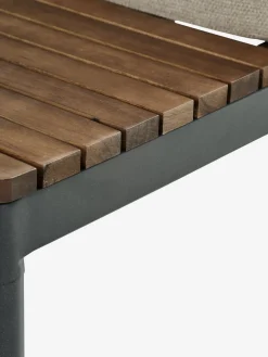 HOUConjunto muebles jardín HOU 2 plazas madera dura