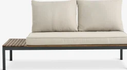 HOUConjunto muebles jardín HOU 2 plazas madera dura