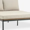 HOUMódulo de jardín HOU chaise longue 2 plazas madera dura