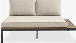 HOUMódulo de jardín HOU chaise longue 2 plazas madera dura