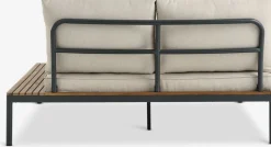 HOUMódulo de jardín HOU chaise longue 2 plazas madera dura
