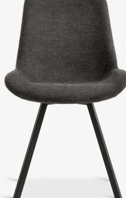 HYGUMSilla de comedor HYGUM giratoria gris/negro