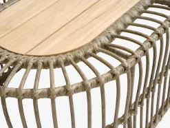 ILLERUPConjunto muebles jardín ILLERUP 4,5 plazas natural