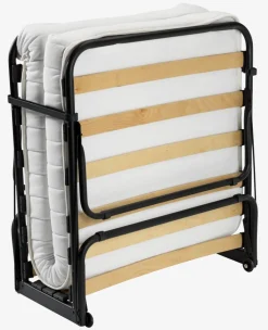 ILSKOVCama plegable ILSKOV 80x193 blanco/negro
