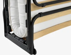 ILSKOVCama plegable ILSKOV 80x193 blanco/negro