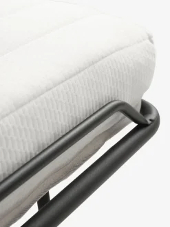 ILSKOVCama plegable ILSKOV 80x193 blanco/negro