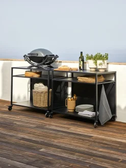 INDSLEVMesa de barbacoa INDSLEV A50xL90 negro