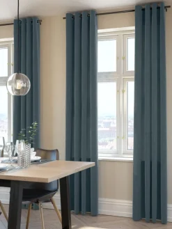 ISTERENCortina ISTEREN 1x140x300 azul empolvado